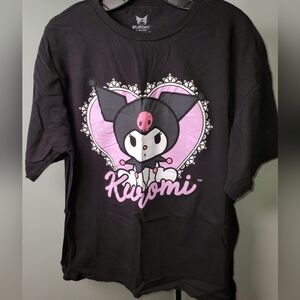 Black and Pink Graphic T-Shirt